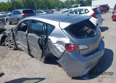 2011 Mazda Mazda3 S Grand Touring из США, поврежденный, VIN JM1BL1M68B1448830